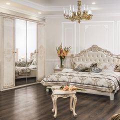 Кровать с мягким изголовьем Патрисия (1800) крем в Воткинске - votkinsk.mebel24.online | фото 6