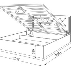 Кровать 1.6 с ПМ М25 Тиффани в Воткинске - votkinsk.mebel24.online | фото 3