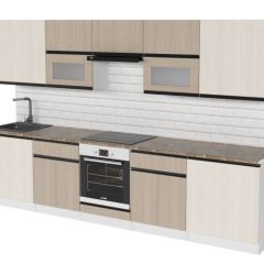 Кухонный гарнитур Кварц экстра 3000 мм в Воткинске - votkinsk.mebel24.online | фото 4