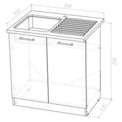 Кухонный гарнитур Лариса стандарт 2 1600 мм в Воткинске - votkinsk.mebel24.online | фото 12