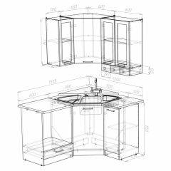 Кухонный гарнитур Лира литл 1500*1200 в Воткинске - votkinsk.mebel24.online | фото 3