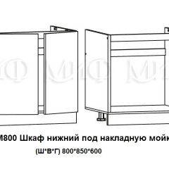 ЛИЗА-2 Кухонный гарнитур 1,6 Белый глянец холодный в Воткинске - votkinsk.mebel24.online | фото 6