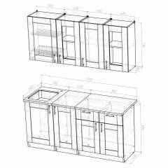 Кухонный гарнитур Ника демо 1700 в Воткинске - votkinsk.mebel24.online | фото 4