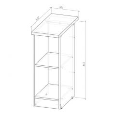 Кухонный гарнитур Ноктюрн мега прайм 1500х2700 мм в Воткинске - votkinsk.mebel24.online | фото 15