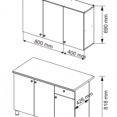 Кухонный гарнитур POINT 120 в Воткинске - votkinsk.mebel24.online | фото 10