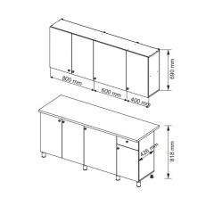 Кухонный гарнитур POINT 180 в Воткинске - votkinsk.mebel24.online | фото 11