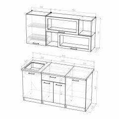 Кухонный гарнитур Полина стандарт 1600 в Воткинске - votkinsk.mebel24.online | фото 7