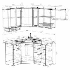 Кухонный гарнитур Симона литл 1300*2000 в Воткинске - votkinsk.mebel24.online | фото 3