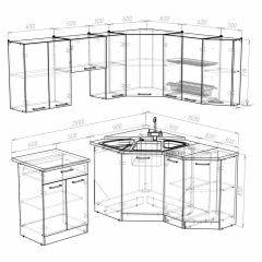 Кухонный гарнитур Симона мега оптима 2100*1500 в Воткинске - votkinsk.mebel24.online | фото 3