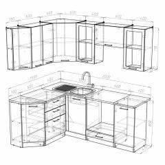 Кухонный гарнитур Симона мега прайм 1500*2000 в Воткинске - votkinsk.mebel24.online | фото 3