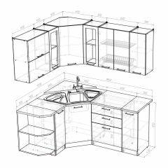 Кухонный гарнитур Светлана оптима 1500*1800 в Воткинске - votkinsk.mebel24.online | фото 3