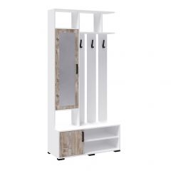 Модульная Прихожая Бриз (Белый/ Дуб юкон) в Воткинске - votkinsk.mebel24.online | фото 2