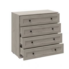 Модульная спальня София (Дуб крафт белый) в Воткинске - votkinsk.mebel24.online | фото 3