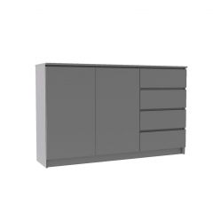 МОРИ МК 1600.1 Комод (графит) в Воткинске - votkinsk.mebel24.online | фото 2