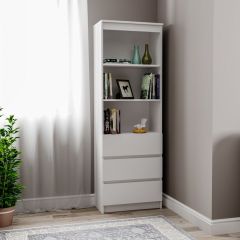МОРИ МСТ 600.3 Стеллаж (белый) в Воткинске - votkinsk.mebel24.online | фото