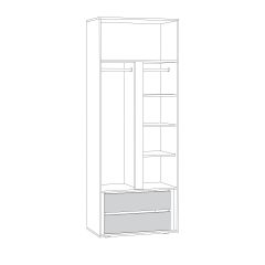 Муссон спальня (модульная) в Воткинске - votkinsk.mebel24.online | фото 10