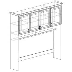 Надставка кровати №864 "Ралли" в Воткинске - votkinsk.mebel24.online | фото 2