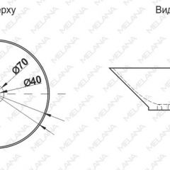 Накладная раковина melana mln-7020-b5(t4006h-b5) (персиковая) в Воткинске - votkinsk.mebel24.online | фото 2