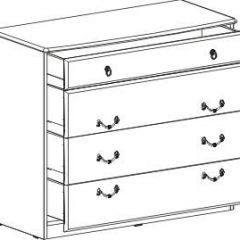 НИКОЛЬ МС Спальный гарнитур в Воткинске - votkinsk.mebel24.online | фото 3