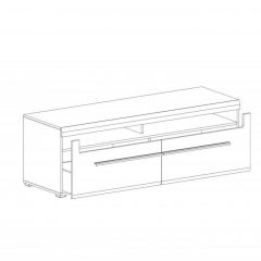 НИЦЦА Гостиная Тумба ТВ в Воткинске - votkinsk.mebel24.online | фото 2