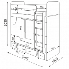 Подростковая ОСТИН (модульная) в Воткинске - votkinsk.mebel24.online | фото 66