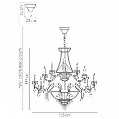 Подвесная люстра Osgona Classic 700511 в Воткинске - votkinsk.mebel24.online | фото 3