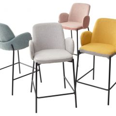 Полубарный стул NYX (H=65cm) VF113 светлая мята / VF115 серо-зеленый М-City в Воткинске - votkinsk.mebel24.online | фото 2