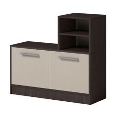 Прихожая Энтер (Венге/Дуб молочный) Комплектация 2 в Воткинске - votkinsk.mebel24.online | фото 3
