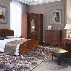 Прованс-2 Тумба прикроватная правая (Итальянский орех/Груша с платиной черной) в Воткинске - votkinsk.mebel24.online | фото 3