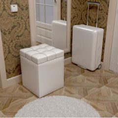 Пуф КВАДРО Белый в Воткинске - votkinsk.mebel24.online | фото