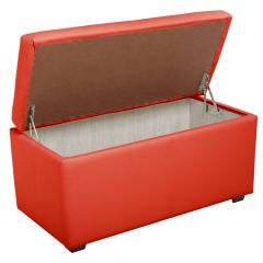 Пуф Мартин с местом для хранения (красный) в Воткинске - votkinsk.mebel24.online | фото 2