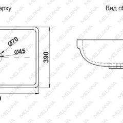 Раковина MELANA MLN-78441 в Воткинске - votkinsk.mebel24.online | фото 2