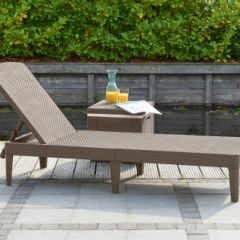 Шезлонг Джайпур (Jaipur Sun lounger) капучино в Воткинске - votkinsk.mebel24.online | фото 2