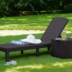 Шезлонг Джайпур (Jaipur Sun lounger) виски-коричневый в Воткинске - votkinsk.mebel24.online | фото 2