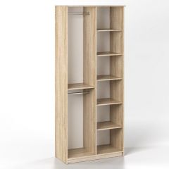 Шкаф 2-х створчатый Дуэт Люкс с зеркалом в Воткинске - votkinsk.mebel24.online | фото 3