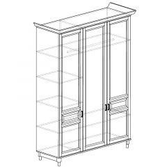 Шкаф 3-х дверный №404 Прованс в Воткинске - votkinsk.mebel24.online | фото 2