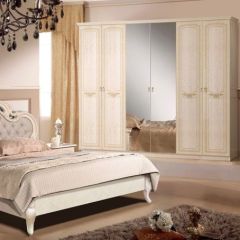 Шкаф 6-ти дверный с зеркалами (08.246) Ирина (беж) в Воткинске - votkinsk.mebel24.online | фото 3