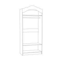 Шкаф двухстворчатый 13.195 Роуз в Воткинске - votkinsk.mebel24.online | фото 2
