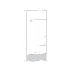 Шкаф комбинированный 13.04 Флоренция в Воткинске - votkinsk.mebel24.online | фото 2