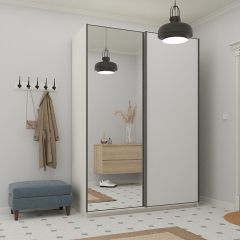 Шкаф-купе 1400 серии SOFT D1+D3+B2+PL1 (2 ящика+1штанга) профиль «Графит» в Воткинске - votkinsk.mebel24.online | фото 4