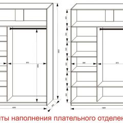 Шкаф-купе 1600 серии SOFT D6+D4+B2+PL2 (2 ящика+1штанга+1 полка) профиль «Капучино» в Воткинске - votkinsk.mebel24.online | фото 8