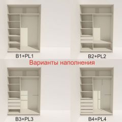 Шкаф-купе 1600 серии SOFT D6+D6+B2+PL3 (2 ящика+2штанги) профиль «Капучино» в Воткинске - votkinsk.mebel24.online | фото 6