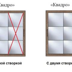 Шкаф-купе №19 Серия 3 Квадро (1500) Ясень Анкор светлый в Воткинске - votkinsk.mebel24.online | фото 3