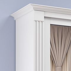Шкаф-купе 2150 серии NEW CLASSIC K1+K1+K1+B22+PL4 (по 2 ящика лев/прав+F обр.штанга) профиль «Капучино» в Воткинске - votkinsk.mebel24.online | фото 4