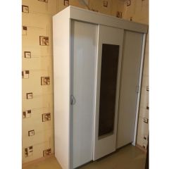Шкаф-купе Бассо 1300 (Белый) в Воткинске - votkinsk.mebel24.online | фото 3