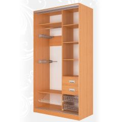 Шкаф-купе Жаклин 1200 вариант 2 (Зеркало/Зеркало) в Воткинске - votkinsk.mebel24.online | фото 3