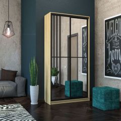 Шкаф-купе Лофт 1200 Шк12-47 (Дуб Сонома) в Воткинске - votkinsk.mebel24.online | фото 8