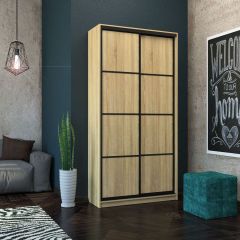 Шкаф-купе Лофт 1200 Шк12-47 (Дуб Сонома) в Воткинске - votkinsk.mebel24.online | фото 7