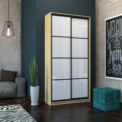 Шкаф-купе Лофт 1200 Шк12-47 (Дуб Сонома) в Воткинске - votkinsk.mebel24.online | фото 12