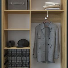 Шкаф-купе Лофт 1200 Шк12-47 (Дуб Сонома) в Воткинске - votkinsk.mebel24.online | фото 2
